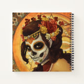 Carnet Dia De Los Muertos Throw Pillow (Dos)