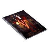 Carnet Diable Femme En Rouge (Côté Droit)