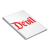 Carnet Diable rouge (Côté Droit)