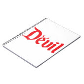 Carnet Diable rouge (Côté gauche)
