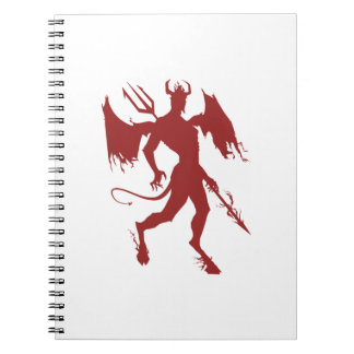 Carnet Diable rouge, Lucifer, Diablo, satin, tenue de mar