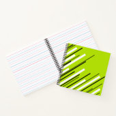 Carnet Diagonales - Vert citron vert (Intérieur)