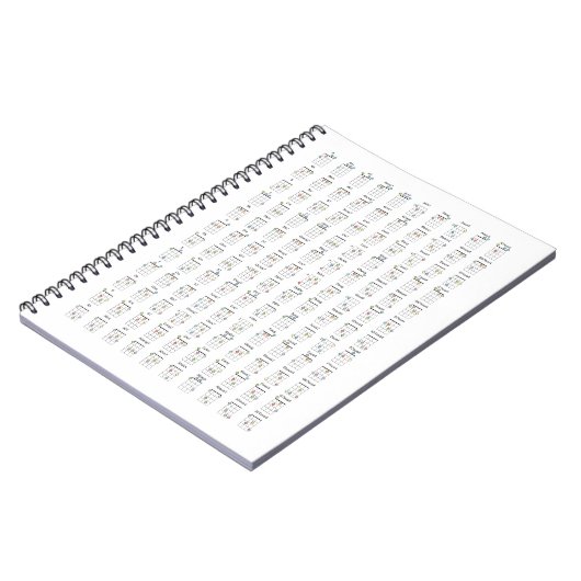 Carnet Diagramme de corde Ukulele Diagramme de référence (Côté gauche)