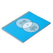 Carnet Diagramme drôle de Venn de hiboux (Côté gauche)