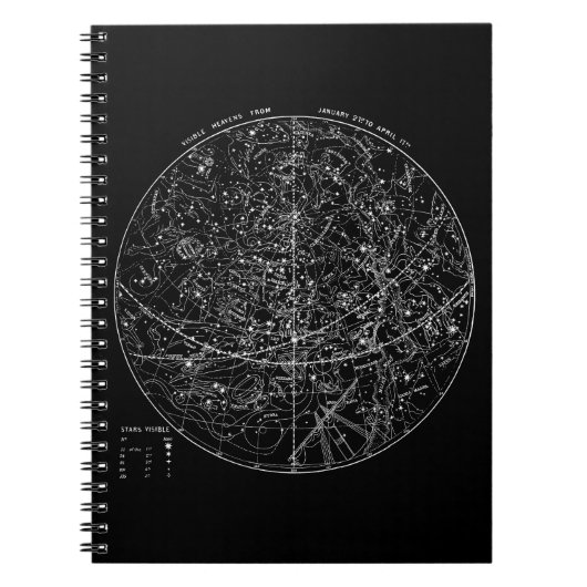 Carnet Diagramme en étoile d'astronomie (Devant)