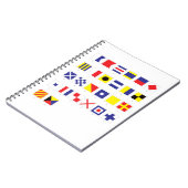 Carnet Diagramme nautique de drapeau (Côté gauche)