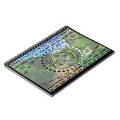 Carnet Diagramme païen de pendule de Wiccan (Côté gauche)