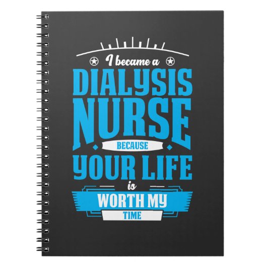 Carnet Dialysis Nurse Hero Kidney Nephrology Nursing (Devant)