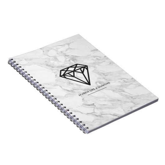 Carnet Diamant avec marbre (Côté Droit)