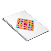 Carnet Diamant de surface composée rose, rouge, orange et (Côté Droit)