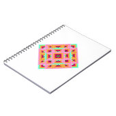 Carnet Diamant de surface composée rose, rouge, orange et (Côté gauche)