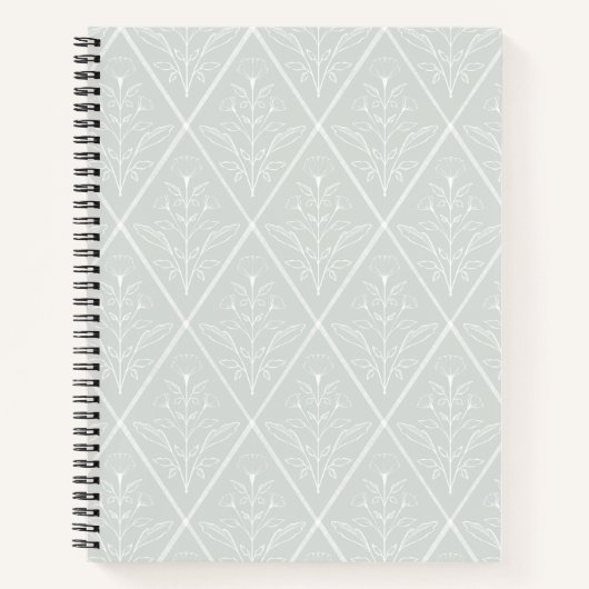 Carnet diamant floral (Devant)