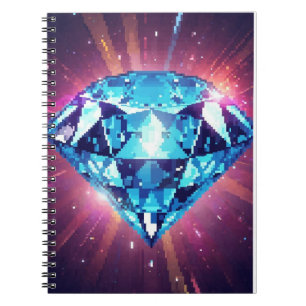 Carnet Diamant Pixelisé Lumineux