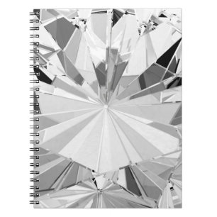 Carnet Diamant réaliste : 3D Texture Gros plan