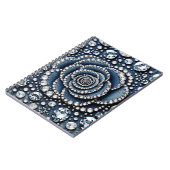 Carnet Diamant Rose & Denim Glam Bling Bijoux (Côté gauche)