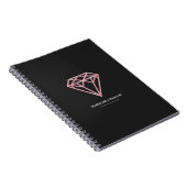 Carnet Diamant rose d'or (Côté Droit)