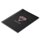 Carnet Diamant rose d'or (Côté gauche)