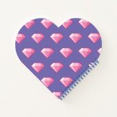 Carnet Diamant rose Pixel (Dos)