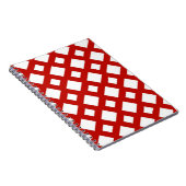 Carnet Diamants blancs sur rouge (Côté Droit)