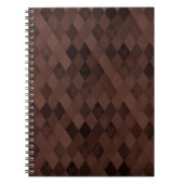 Carnet Diamants Brown au chocolat (Devant)