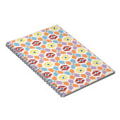 Carnet Diamants colorés ikat géométrique (Côté Droit)