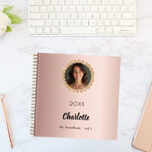 Carnet Diamants en or rose