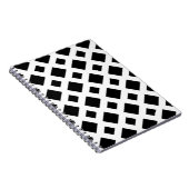 Carnet Diamants noirs en blanc (Côté Droit)