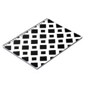 Carnet Diamants noirs en blanc (Côté gauche)