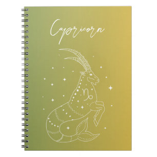 Carnet Diamètre du signe étoile du zodiaque de Capricorne