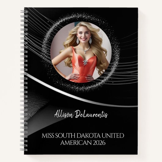 Carnet Diamond Dust Ultimate Pageant Checklist Notebook (Devant)