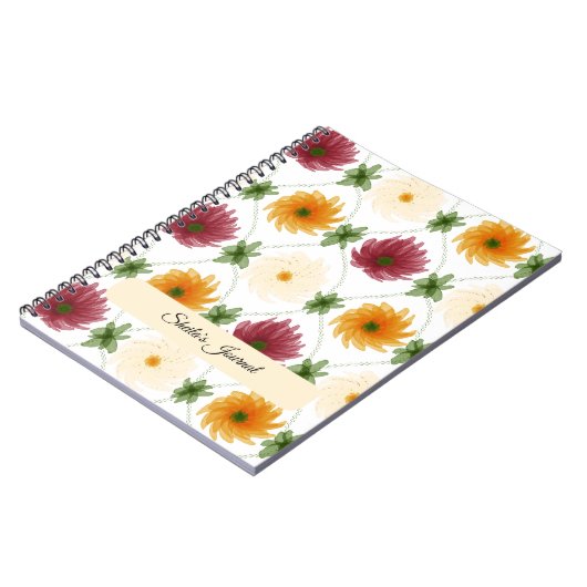 Carnet Diamond Lattice Pattern Multicoloured (Côté gauche)