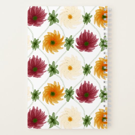 Carnet Diamond Lattice Pattern Multicoloured (Verso)