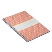 Carnet Diamond Pattern Rosé (Côté Droit)