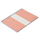 Carnet Diamond Pattern Rosé (Côté gauche)