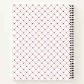 Carnet Diamond Shaped Red Heart & Line Art (Dos)