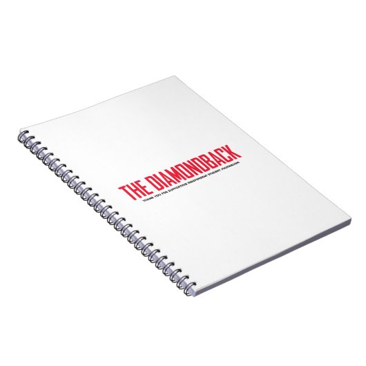 Carnet Diamondback Spiral Notebook Modern Logo (Côté Droit)