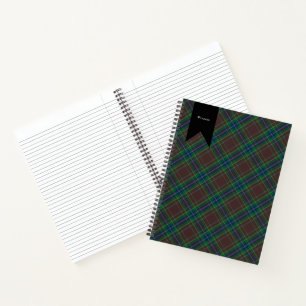 Carnet Diana Chasse Mode Princesse Tartan Plaid
