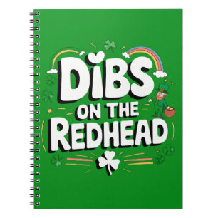 Carnet Dibs On The Redhead Funny St Patrick's Day