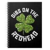 Carnet Dibs On The Redhead St Patrick's Day Shamrock (Devant)