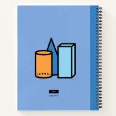 CARNET D'ICÔNES GÉOMÉTRIQUES (MARINE) (Dos)