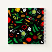 Carnet d'icônes végétales colorées (Dos)