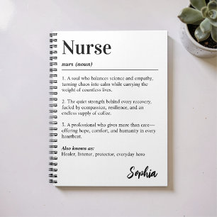 Carnet Dictionnaire personnalisé d'infirmière Définition