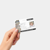 Carnet d'identité de l'élève à domicile Badge d'em (Manuel / portable)