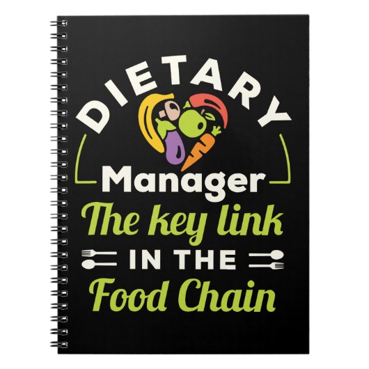 Carnet Dietary Manager : le lien clé dans la chaîne alime (Devant)