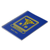 Carnet Diététiste enregistré (Côté gauche)