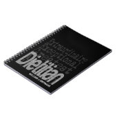 Carnet Dietitian Extraordinaire CUSTOM (Côté gauche)