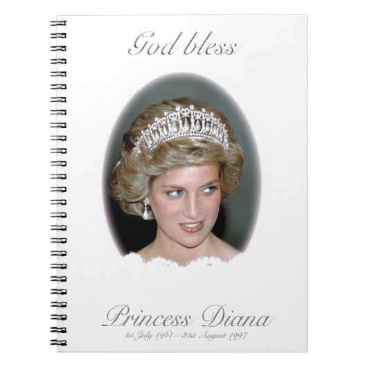 Carnet Dieu Béni Princesse Diana (Devant)