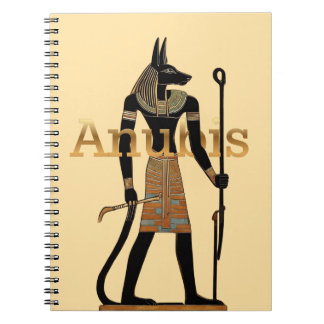 Carnet Dieu égyptien antique Anubis