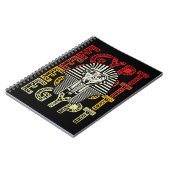 Carnet Dieu égyptien Tutankhamun Rétro Egypte Pharaon (Côté gauche)