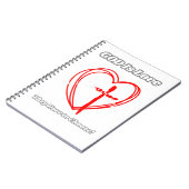 Carnet "Dieu Est Amour." (Côté gauche)